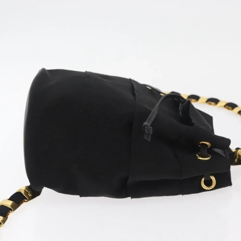 Salvatore Ferragamo Vara Chain Backpack Black